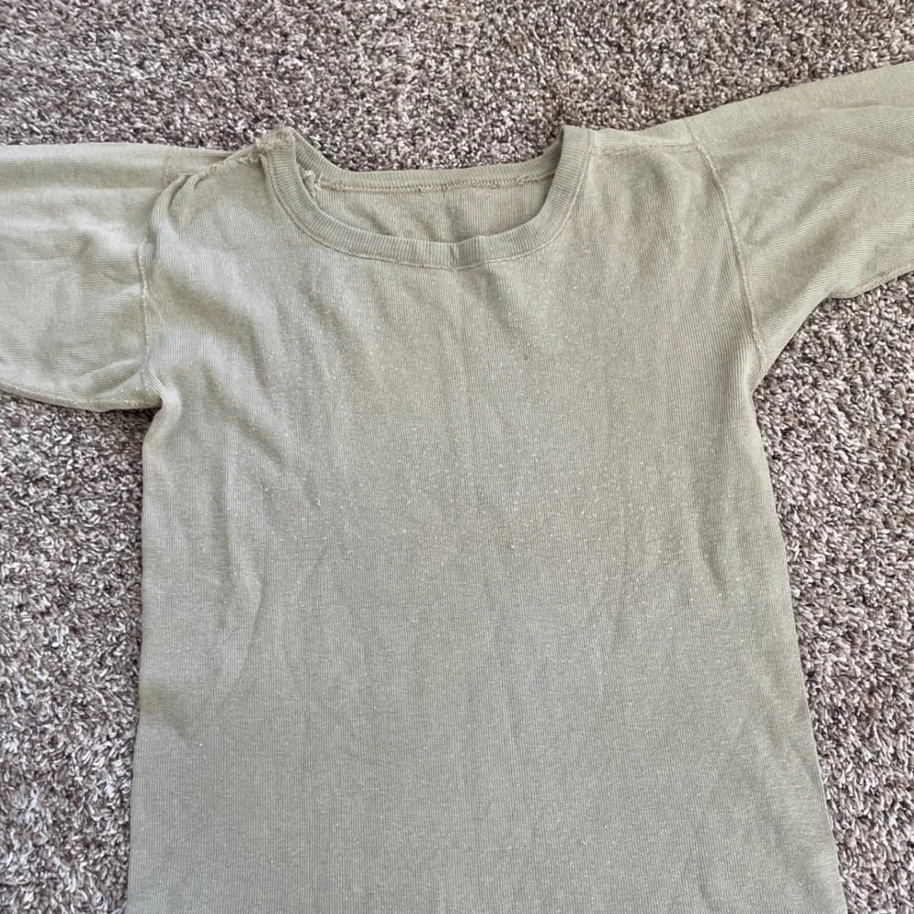 Vintage distressed ribbed
